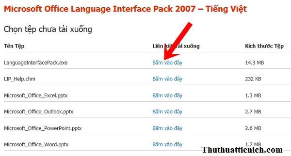 Hướng dẫn cách cài đặt tiếng Việt cho bộ phần mềm Office 2007