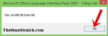 Hướng dẫn cách cài đặt tiếng Việt cho bộ phần mềm Office 2007