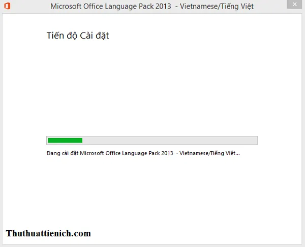 Hướng dẫn cách cài đặt tiếng Việt cho bộ phần mềm Office 2013
