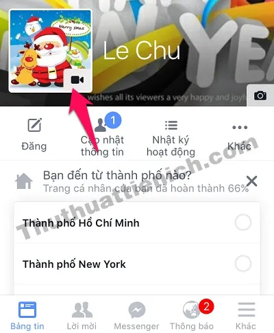 Hướng dẫn cách cài đặt Video làm ảnh đại diện Facebook (Cập nhật: Đã có cho cả Android/IOS)