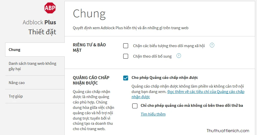 Hướng dẫn cách chặn quảng cáo trên trình duyệt Mozilla Firefox