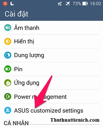 Hướng dẫn cách chụp ảnh màn hình điện thoại Asus Zenphone