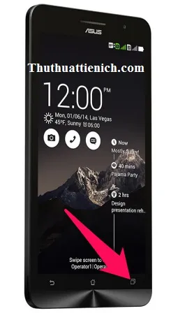 Hướng dẫn cách chụp ảnh màn hình điện thoại Asus Zenphone