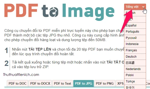 Hướng dẫn cách chuyển đổi file PDF sang hình ảnh (JPG/PNG) nhanh nhất