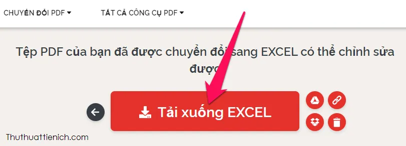 Hướng dẫn cách chuyển file PDF sang Excel online nhanh, miễn phí