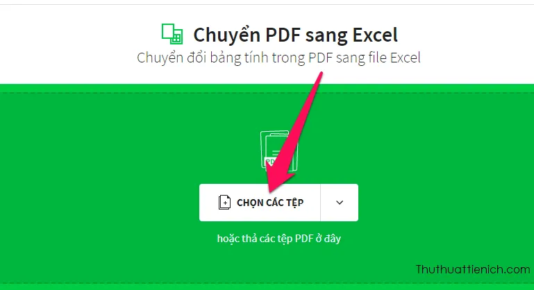 Hướng dẫn cách chuyển file PDF sang Excel online nhanh, miễn phí