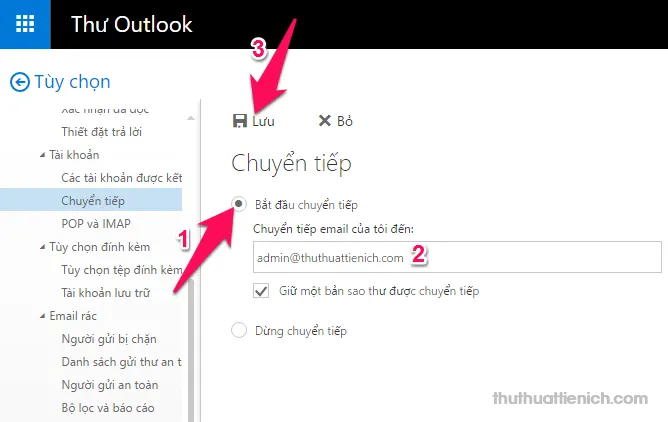 Hướng dẫn cách chuyển tiếp email từ Hotmail/Outlook & Yahoo sang Gmail