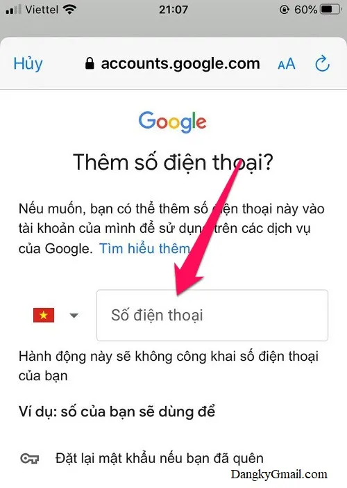 Hướng dẫn cách đăng ký tạo tài khoản Gmail mới trên điện thoại