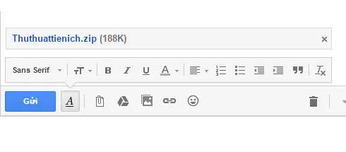 Hướng dẫn cách gửi tập tin, hình ảnh đính kèm qua Gmail