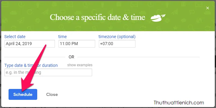 Hướng dẫn cách hẹn giờ gửi email trên Gmail