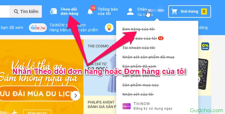 Hướng dẫn cách hủy đơn hàng Tiki trên máy tính & điện thoại