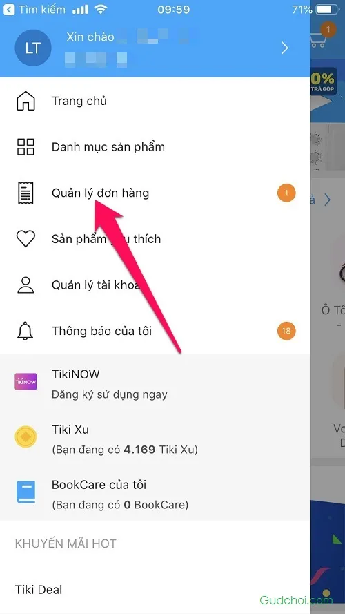 Hướng dẫn cách hủy đơn hàng Tiki trên máy tính & điện thoại