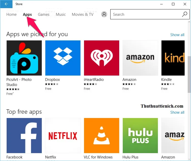 Hướng dẫn cách sử dụng Windows 10 Store
