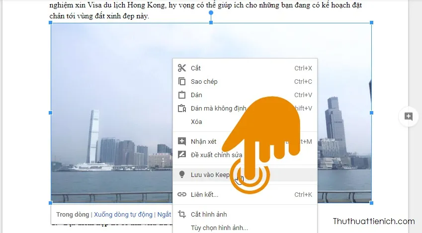 Hướng dẫn cách tải hình ảnh trên Google Docs về máy tính