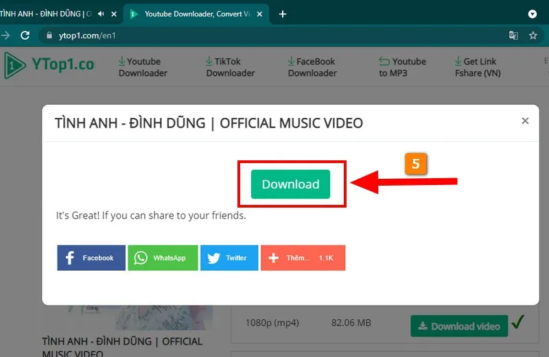 Hướng dẫn cách tải Video từ Youtube về máy tính nhanh không cần phần mềm