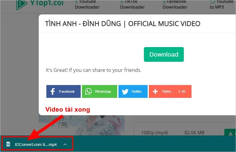 Hướng dẫn cách tải Video từ Youtube về máy tính nhanh không cần phần mềm