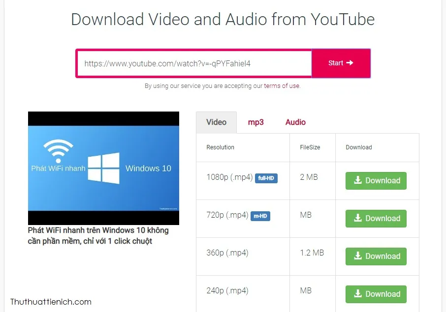 Hướng dẫn cách tải Video từ Youtube về máy tính nhanh không cần phần mềm