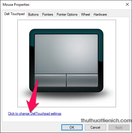 Hướng dẫn cách tắt/khóa Touchpad (bàn di chuột) trên laptop Dell