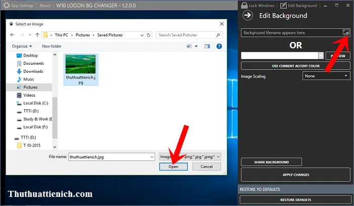 Hướng dẫn cách thay đổi hình nền (Background) cửa sổ đăng nhập Windows 10