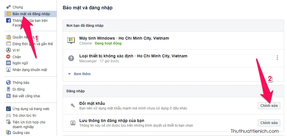 Hướng dẫn cách thay đổi mật khẩu Facebook (máy tính & điện thoại)