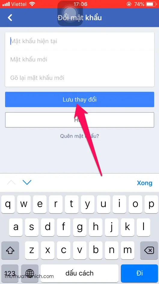 Hướng dẫn cách thay đổi mật khẩu Facebook (máy tính & điện thoại)