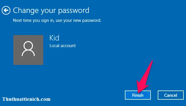 Hướng dẫn cách thay đổi & xóa mật khẩu đăng nhập Windows 10