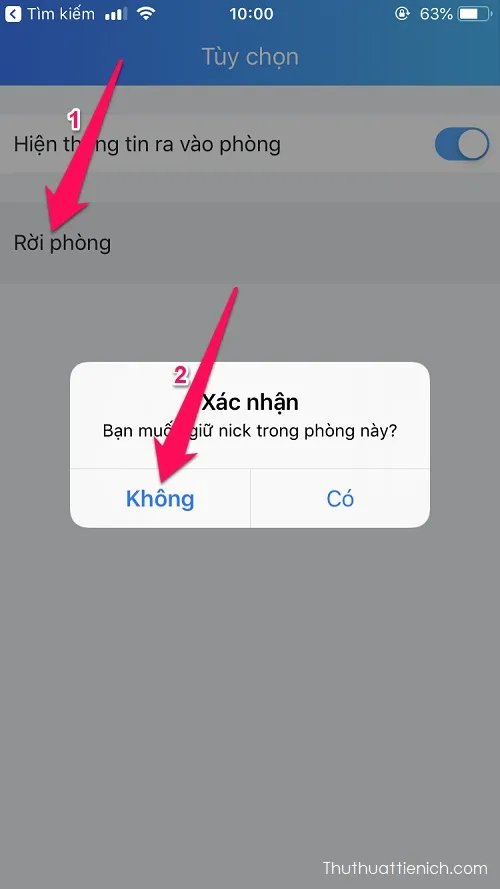 Hướng dẫn cách vào phòng Chat (phòng trò chuyện) Zalo