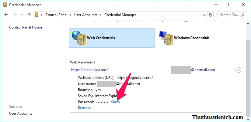 Hướng dẫn cách xem/xóa mật khẩu được lưu trên trình duyệt Microsoft Edge