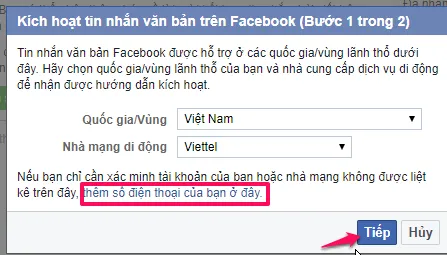 Hướng dẫn cách xóa và thay đổi số điện thoại trên Facebook