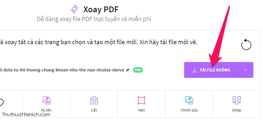 Hướng dẫn cách xoay file PDF offline & online nhanh, dễ làm