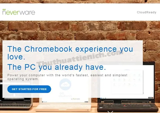 Hướng dẫn cài đặt hệ điều hành Chrome OS trên Windows với CloudyReady