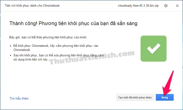 Hướng dẫn cài đặt hệ điều hành Chrome OS trên Windows với CloudyReady