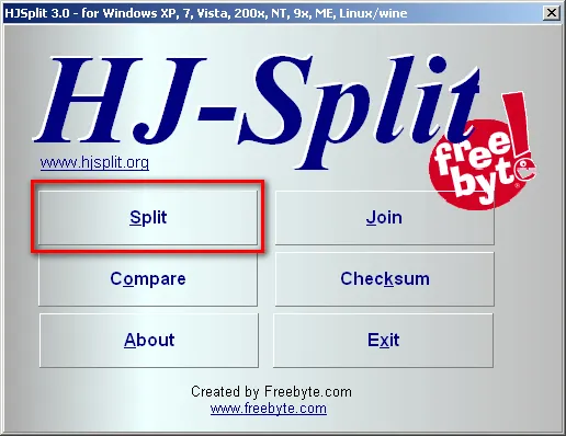 Hướng dẫn chia nhỏ file và nối file với phần mềm HJSplit