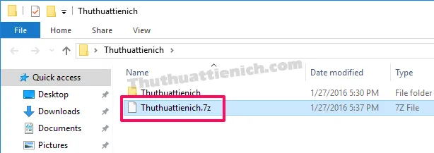 Hướng dẫn nén tập tin, thư mục bằng phần mềm Winrar & 7-zip