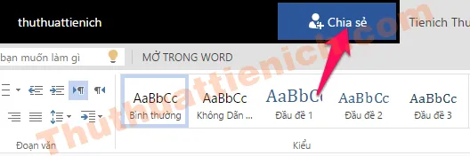 Hướng dẫn sử dụng Word Online – Tạo, chỉnh sửa & chia sẻ file Word trực tuyến