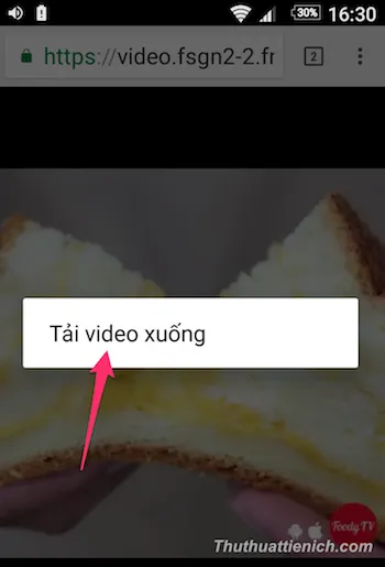 Hướng dẫn tải Video Facebook về điện thoại Android