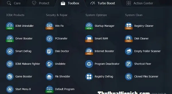 IObit Advanced SystemCare – Phần mềm bảo vệ & tối ưu hệ thống