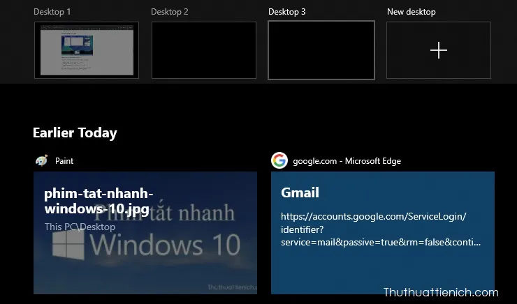 Làm quen với những phím tắt nhanh mới trên Windows 10