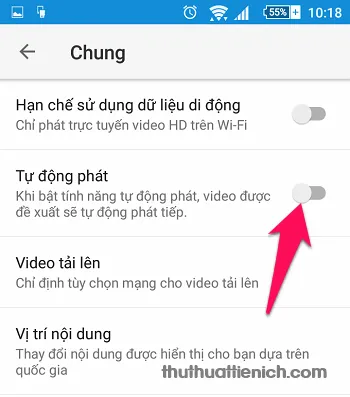 Làm thế nào để tắt tự động phát video mỗi khi xem hết video trên Youtube?