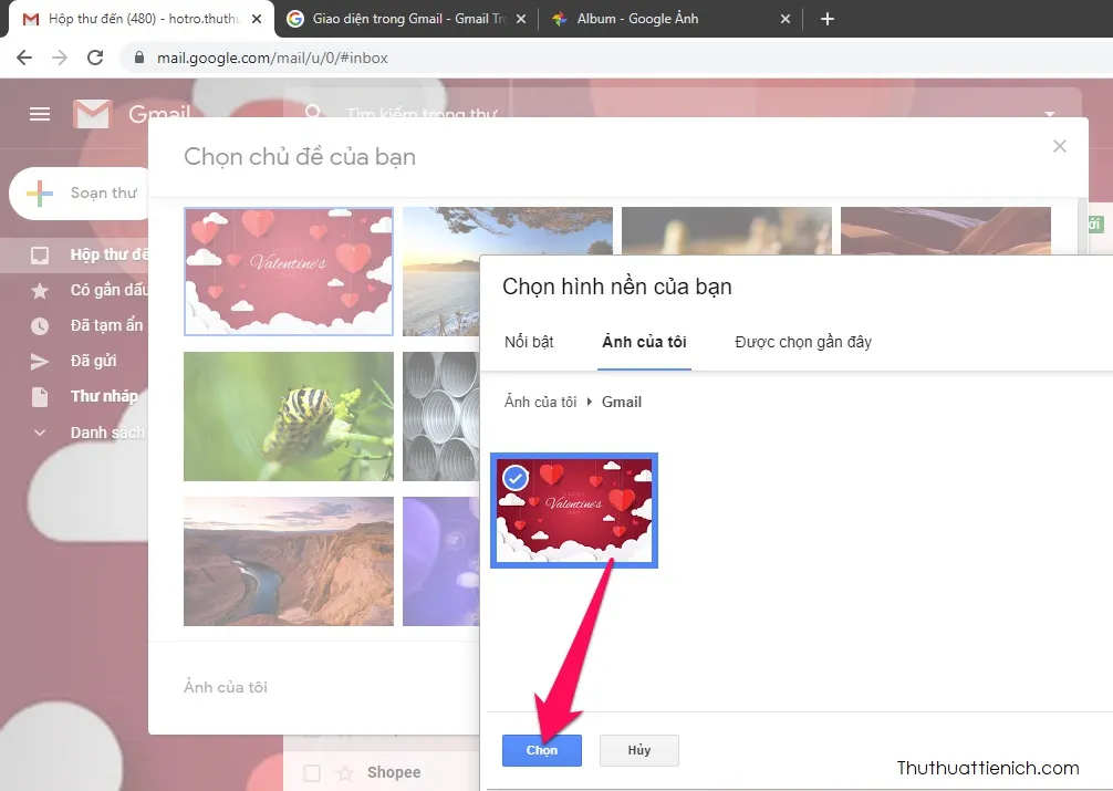 Làm thế nào để thay đổi giao diện hòm thư Gmail?