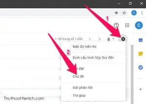 Làm thế nào để thay đổi giao diện hòm thư Gmail?