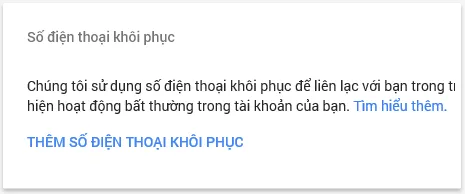 Làm thế nào để thêm/thay đổi/xóa số điện thoại khôi phục Gmail?