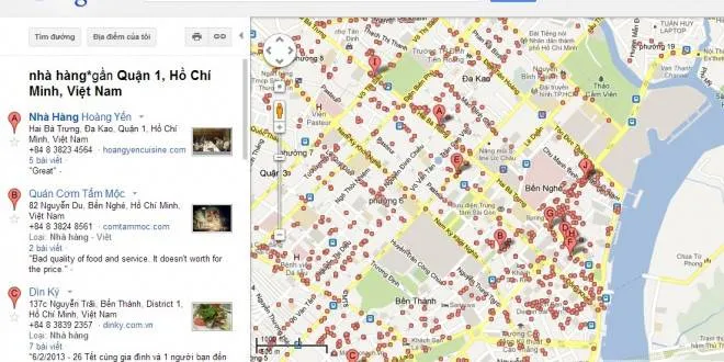 Mẹo nhỏ hữu ích với Google maps