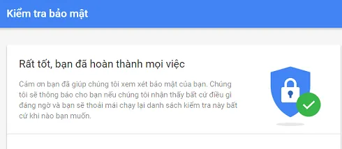 Những thiết lập bảo mật cho tài khoản Google, Gmail bạn không nên bỏ qua