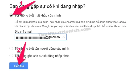 Quên mật khẩu Gmail? Cách lấy lại qua email, số điện thoại