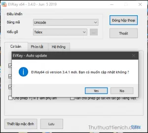 Tải EVKey – Phần mềm gõ tiếng Việt phát triển từ Unikey, nhiều nâng cấp