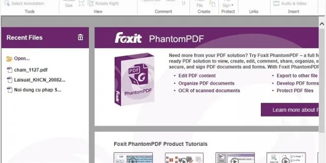 Tải Foxit Reader – Phần mềm đọc file PDF miễn phí tốt nhất