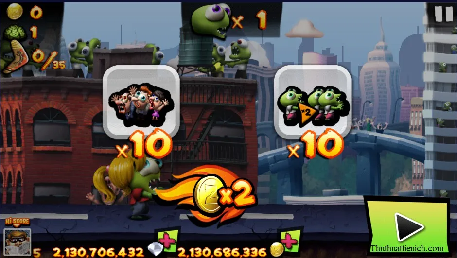 Tải Mod Zombie Tsunami Apk v4.5.128 [Hack vô hạn tiền][Full kim cương]