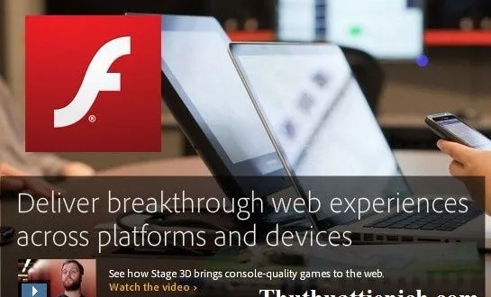 Tải phần mềm Adobe Flash Player miễn phí mới nhất