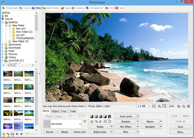 Tải PhotoScape – Phần mềm chỉnh sửa ảnh nhẹ, miễn phí